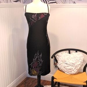 Vintage Betsey Johnson Tattoo Dress